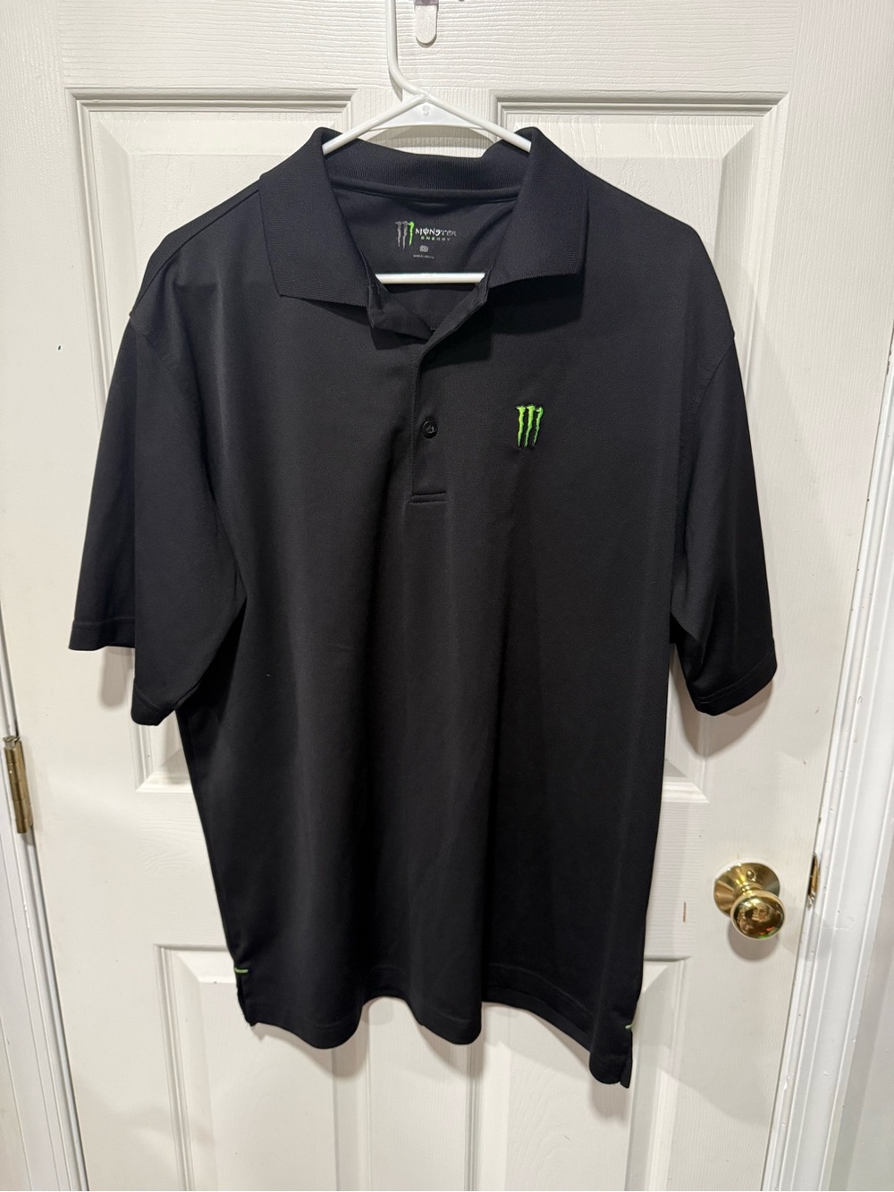Monster Energy Black Polo Shirt – Men’s